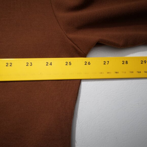 The Original Muk Luks Ladies Size 1X Copper Color Fleece Lined Sweat Top - Picture 9 of 11